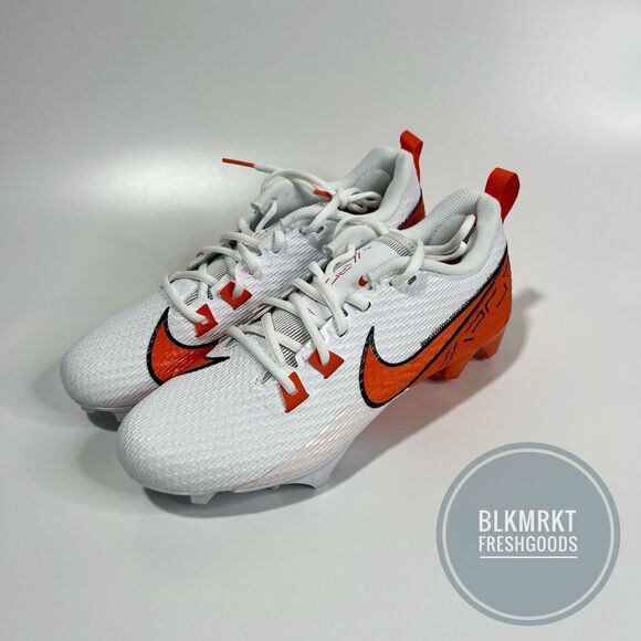 Nike Vapor Edge Speed 360 2 White Orange Football Cleats FQ4045-100 Size 9.5 - Picture 2 of 7